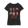 Girl_s Addams Family Portrait Panels T-Shirt