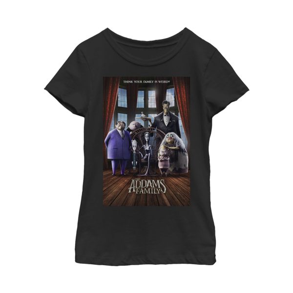 Girl_s Addams Family Theatrical Poster T-Shirt