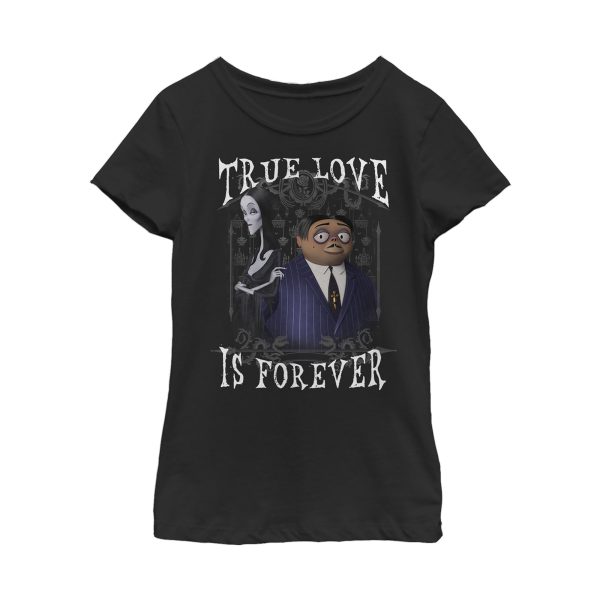 Girl_s Addams Family True Love is Forever T-Shirt