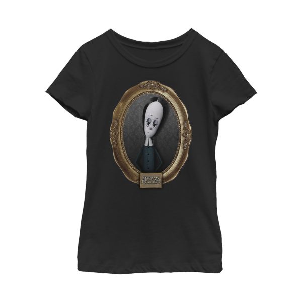 Girl_s Addams Family Wednesday Classic Frame T-Shirt