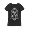 Girl_s Addams Family Wednesday Octopus Portrait T-Shirt