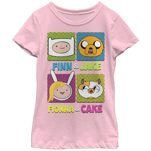 Girl_s Adventure Time Finn Jake Fionna Cake T-Shirt