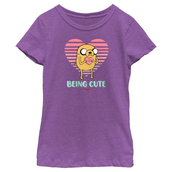 Girl_s Adventure Time Valentine_s Day Jake Being Cute T-Shirt