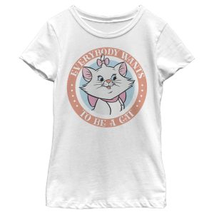 Girl_s Aristocats Marie Everybody Wants To Be A Cat T-Shirt