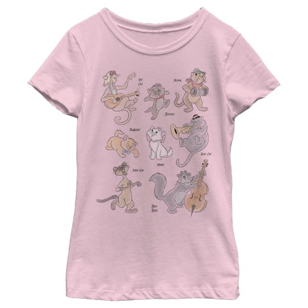 Girl_s Aristocats The Whole Cat Crew T-Shirt