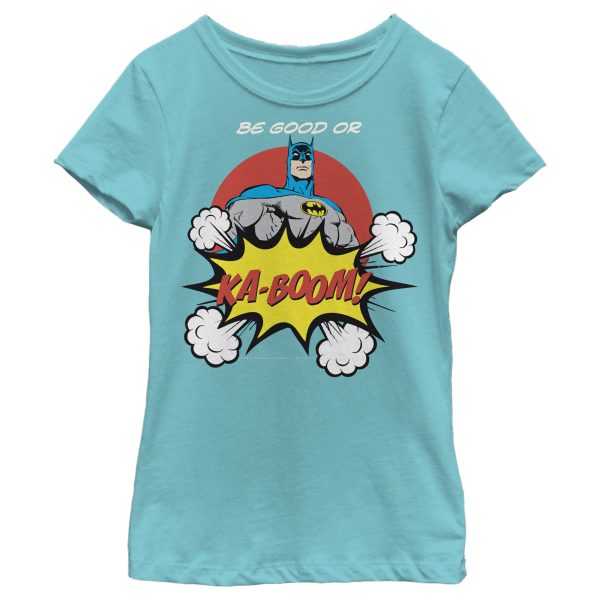 Girl_s Batman Be Good or Kaboom T-Shirt