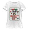 Girl_s Batman Christmas Naughty List T-Shirt