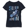 Girl_s Batman Christmas Sleigh the Hero T-Shirt