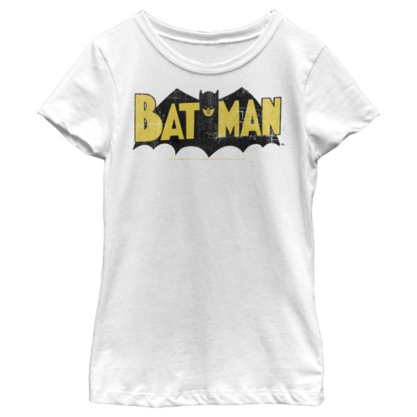 Girl_s Batman Logo Vintage T-Shirt