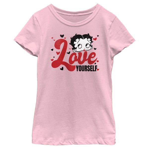 Girl_s Betty Boop Love Yourself T-Shirt