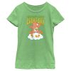 Girl_s Care Bears Earth Day Everyday Forest Friend Bear T-Shirt