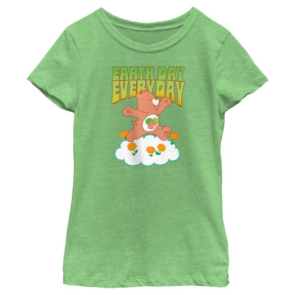 Girl_s Care Bears Earth Day Everyday Forest Friend Bear T-Shirt