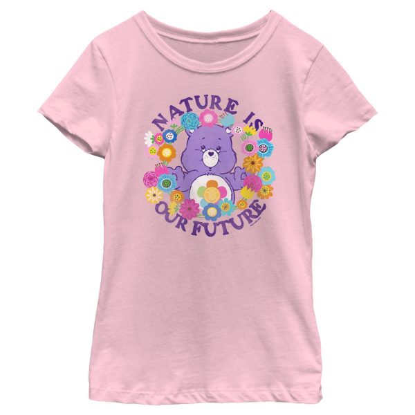 Girl_s Care Bears Nature Is Our Future Harmony Bear T-Shirt