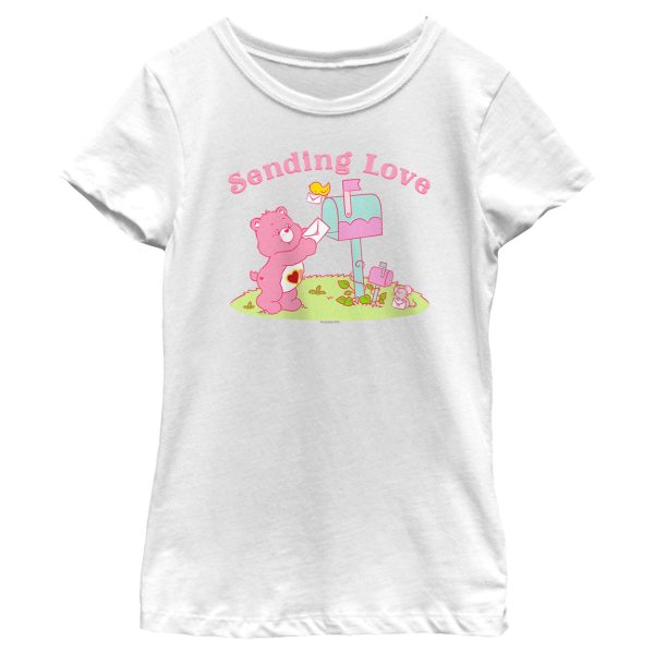 Girl_s Care Bears Valentine’s Day Sending Love T-Shirt