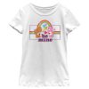 Girl_s Care Bears Valentine_s Day Tenderheart Bear and Love-a-Lot Bear Be Mine Rainbow T-Shirt