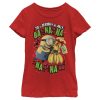 Girl_s Despicable Me Christmas Carols Minons Banana T-Shirt