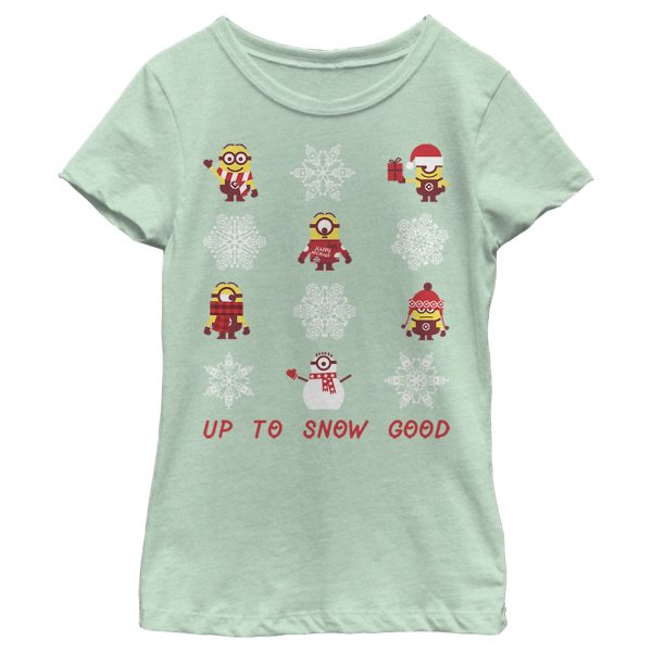 Girl_s Despicable Me Christmas Up to Snow Good T-Shirt