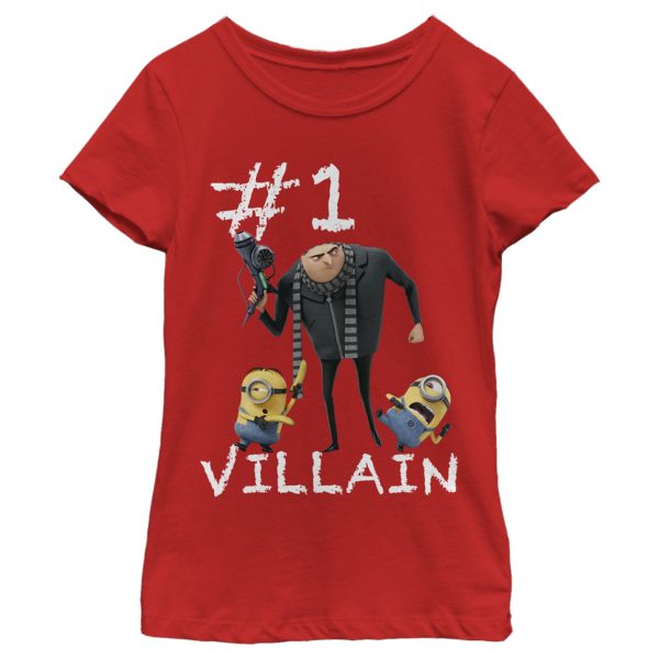 Girl_s Despicable Me Minions #1 Villain T-Shirt