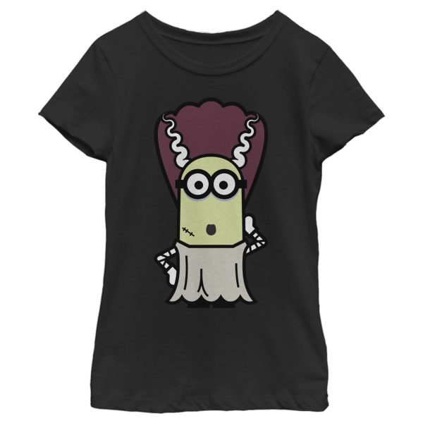 Girl_s Despicable Me Minions Bride Of Frankenstein Pose T-Shirt