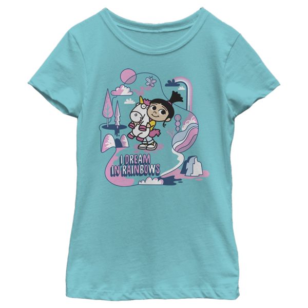 Girl_s Despicable Me Minions Dream In Rainbows T-Shirt