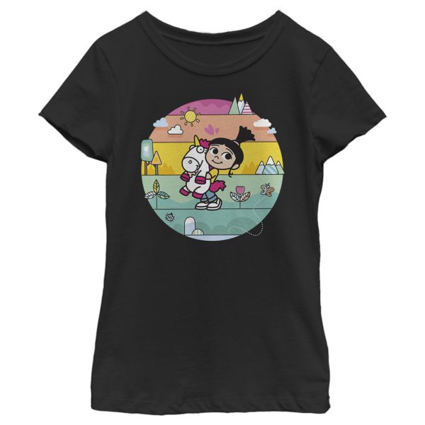 Girl_s Despicable Me Minions Fluffy Unicorns T-Shirt