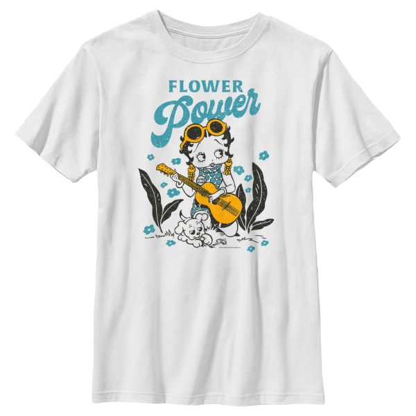 Boy_s Betty Boop Flower Power T-Shirt