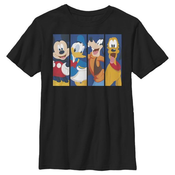 Boy_s Mickey & Friends Best Friend Panels Distressed T-Shirt