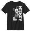 Boy_s Mickey & Friends Black and White Mickey Mouse T-Shirt