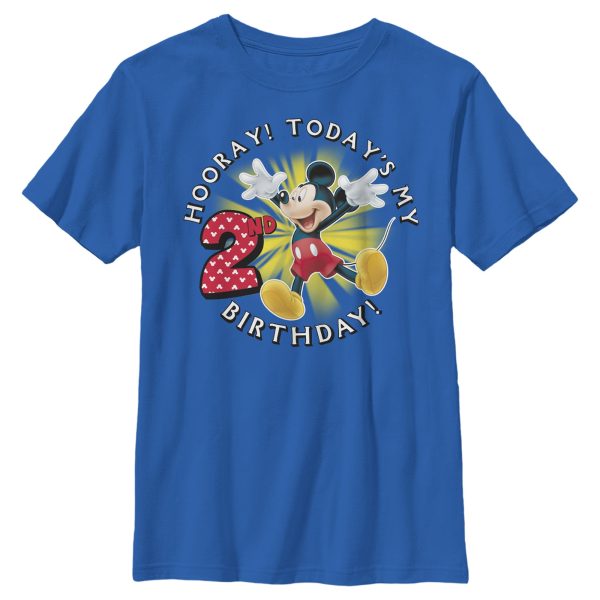 Boy_s Mickey & Friends Hooray It_s My 2nd Birthday T-Shirt