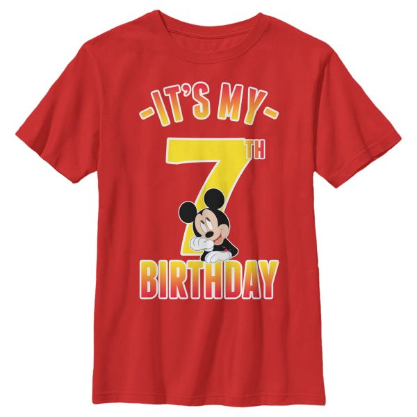 Boy_s Mickey & Friends It_s My 7th Birthday T-Shirt