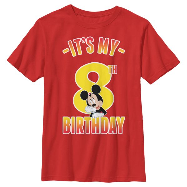 Boy_s Mickey & Friends It_s My 8th Birthday T-Shirt