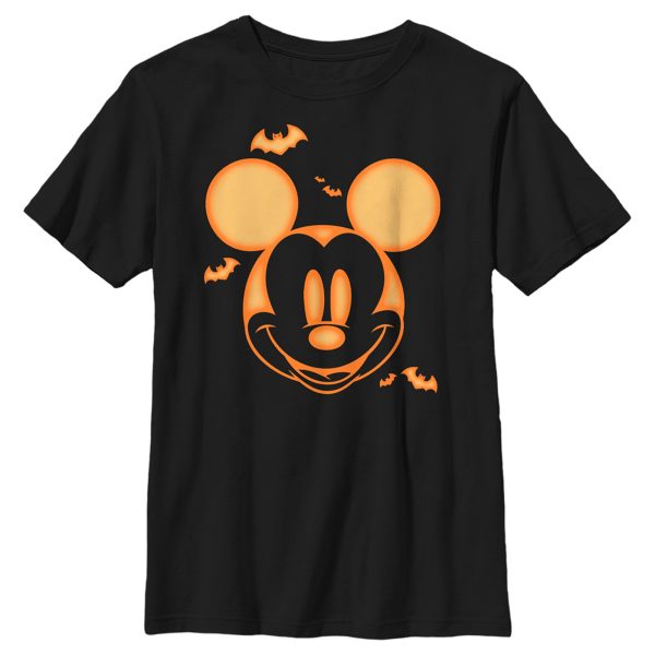 Boy_s Mickey & Friends Pumpkin Halloween Face T-Shirt