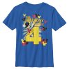 Boy_s Mickey & Friends The Birthday Boy Is 4 T-Shirt