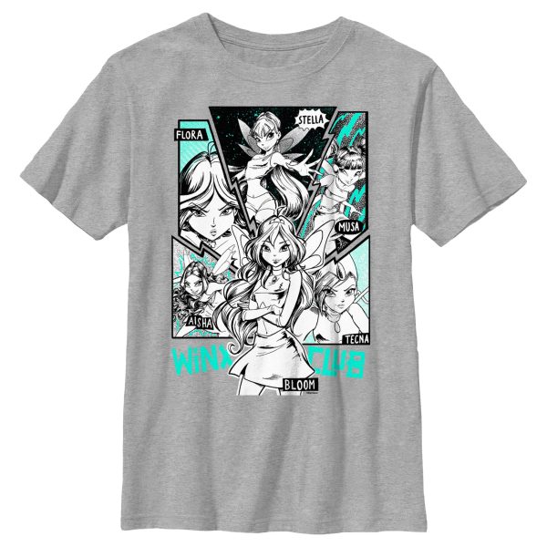 Boy_s Winx Club Comic Box-up Group T-Shirt