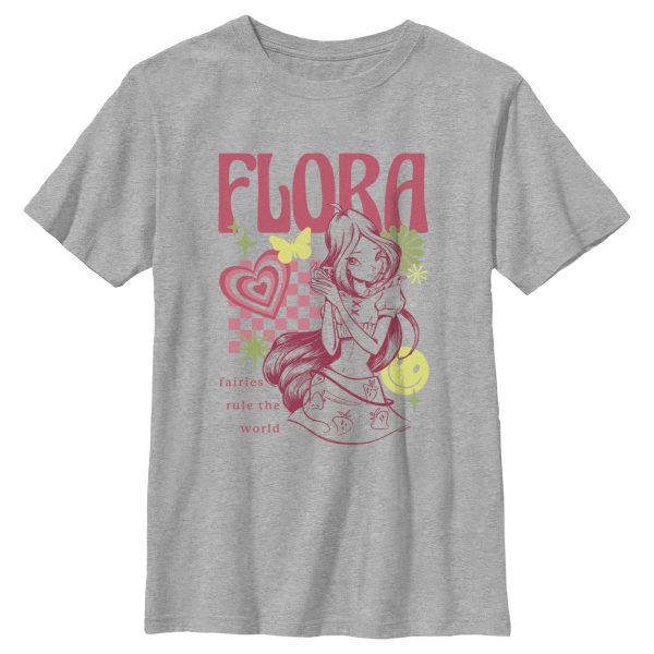 Boy_s Winx Club Flora Fairies Rule the World T-Shirt