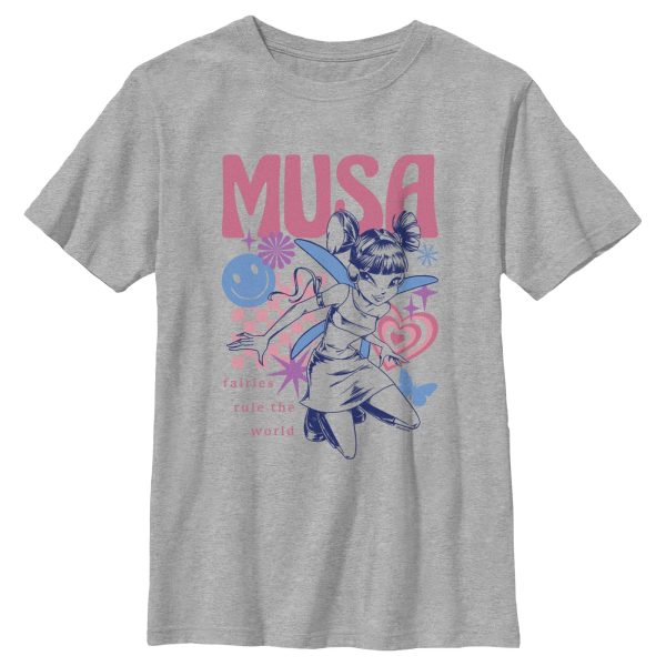 Boy_s Winx Club Musa Fairies Rule the World T-Shirt