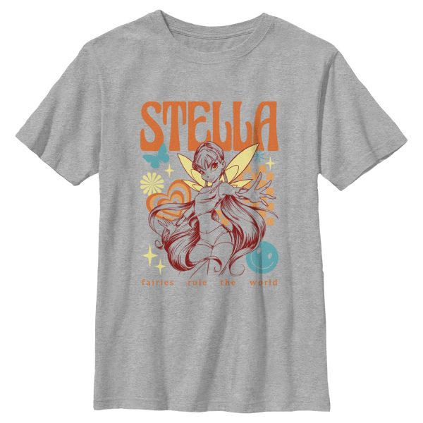 Boy_s Winx Club Stella Fairies Rule the World T-Shirt