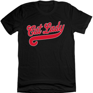 Cat Lady Baseball Script Red