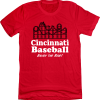 Cincinnati Baseball Roller Coaster Tee