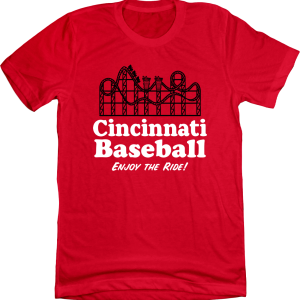 Cincinnati Baseball Roller Coaster Tee