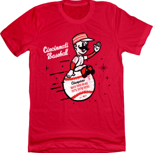 Cincinnati Baseball Vintage Mascot Champions 1