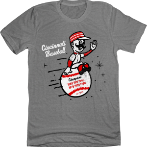 Cincinnati Baseball Vintage Mascot Champions 2