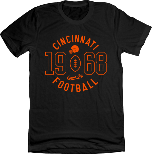 Cincinnati Football 1968 Circle Logo Tee