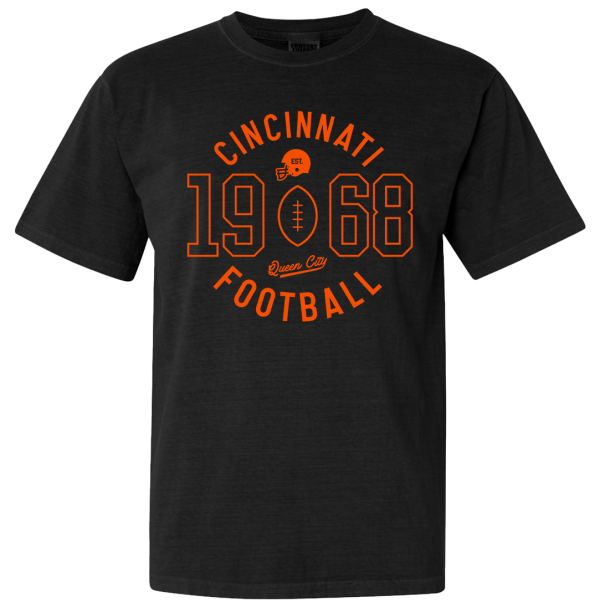 Cincinnati Football 1968 Circle Logo Tee