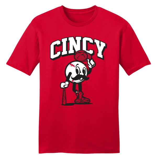 Cincy Baseball Character Cap Off