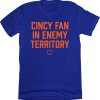 Cincy Fan in Enemy Territory Royal with Orange Ink