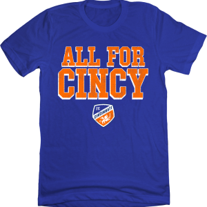 FC Cincinnati All for Cincy Block Letters