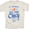 FC Cincinnati All for Cincy Retro Inspired Text Tee