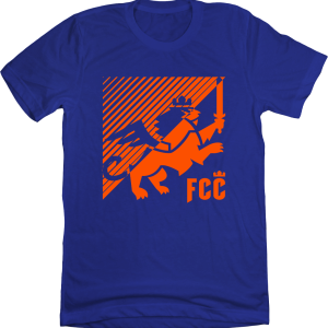 FC Cincinnati Inverted Diagonal Lines Lion