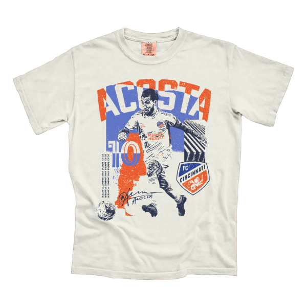 FC Cincinnati Luciano Acosta Creme De La Creme Collage Tee